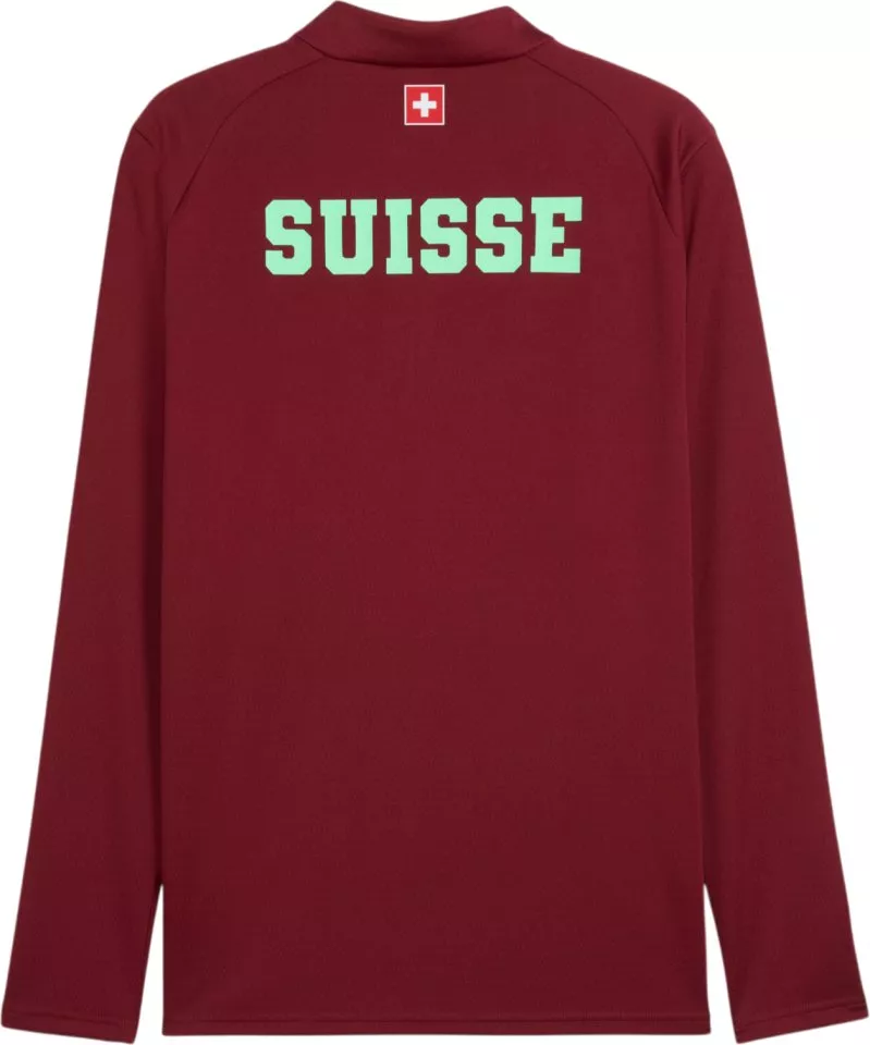 Puma Switzerland Training 1/4 Zip Top Hosszú ujjú póló