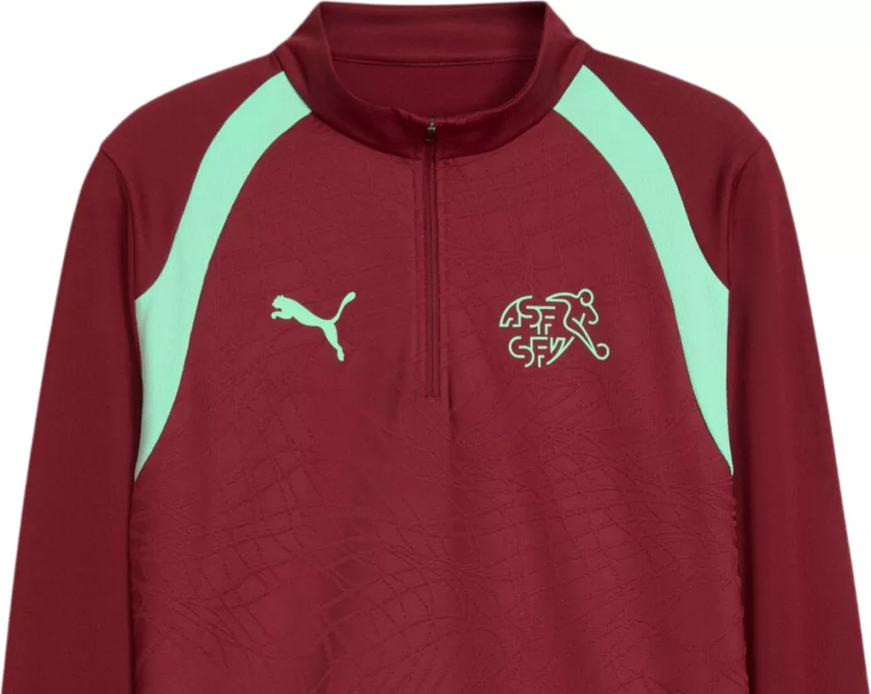 Puma Switzerland Training 1/4 Zip Top Hosszú ujjú póló
