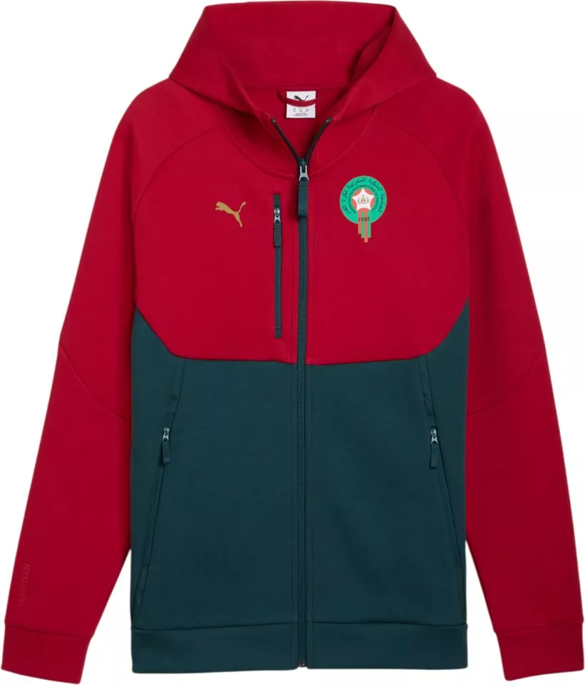 Mikina s kapucňou Puma Morocco TECH FZ Hoodie