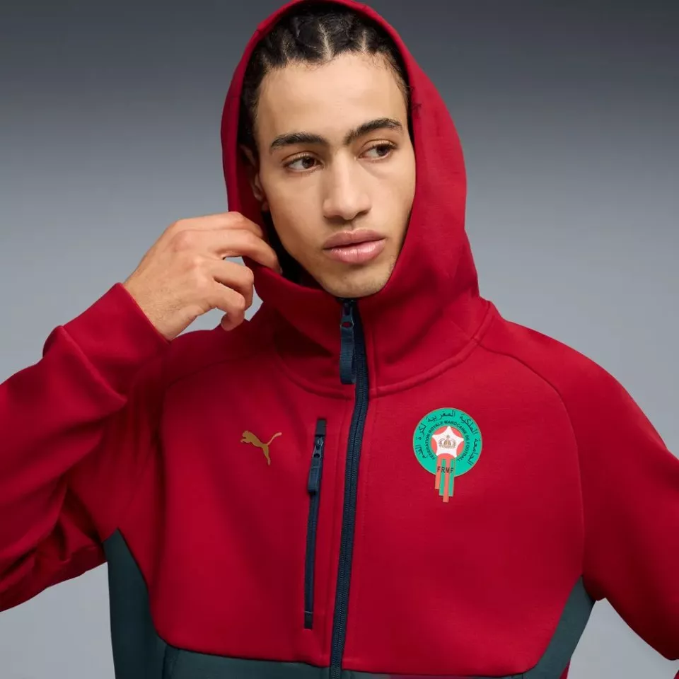 Mikina s kapucňou Puma Morocco TECH FZ Hoodie