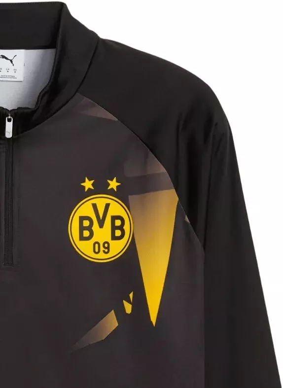 Hanorac Puma Borussia Dortmund Warmup Quarter-Zip