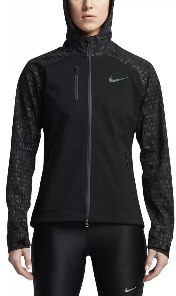 Dámská běžecká bunda s kapucí Nike HyperShield Flash