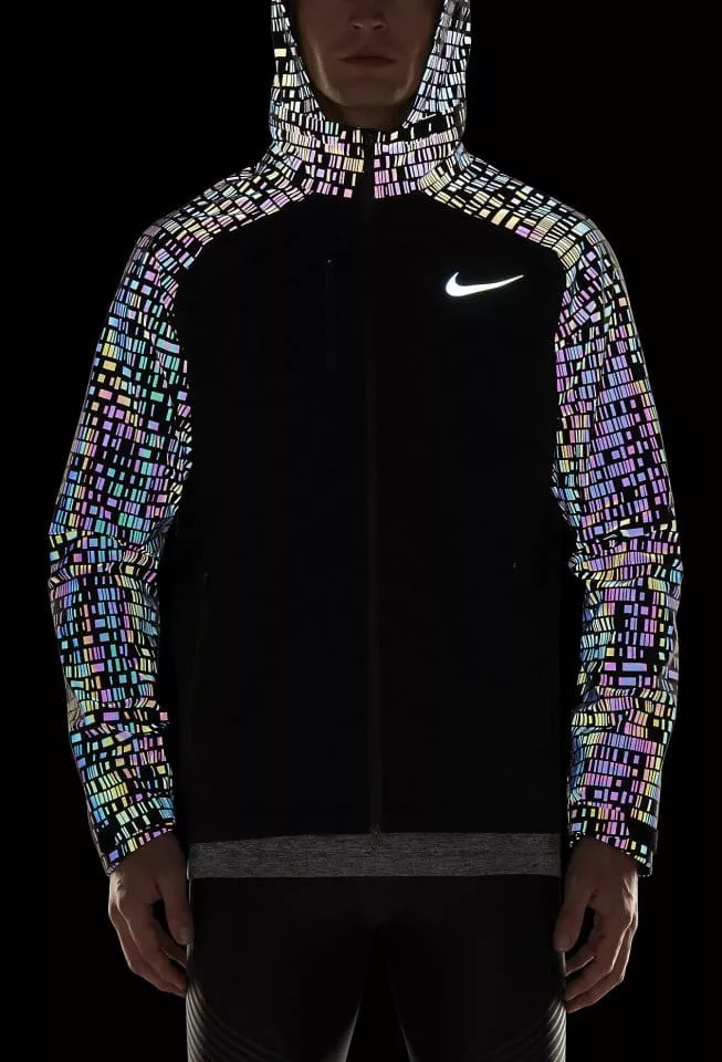Pánská běžecká bunda s kapucí Nike HyperShield Flash