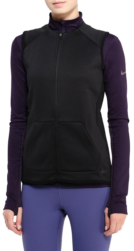 Nike W NK THRMA VEST Mellény