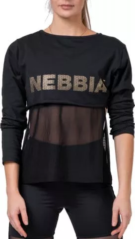 Långärmad T-shirt Nebbia INTENSE Mesh tee