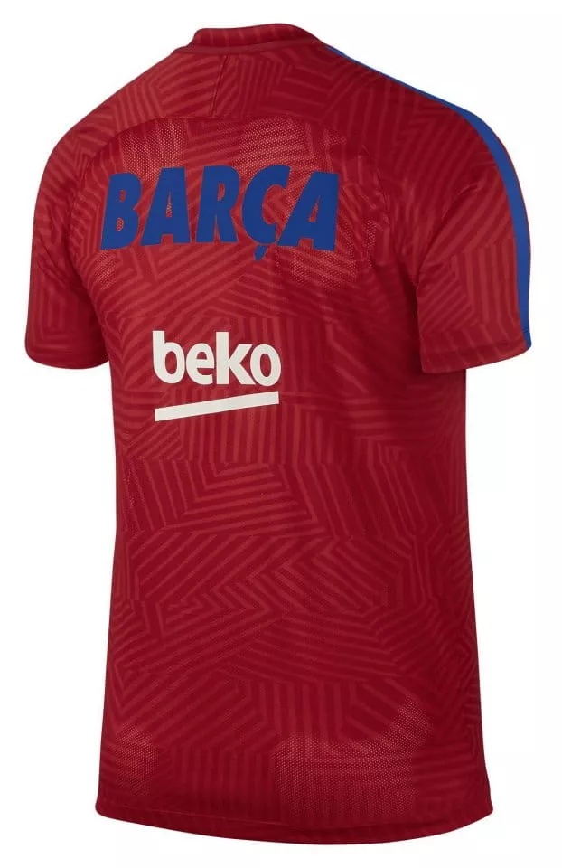 Oficiální tréninkový fotbalový dres Nike F.C. Barcelona Dry Squad Graphic