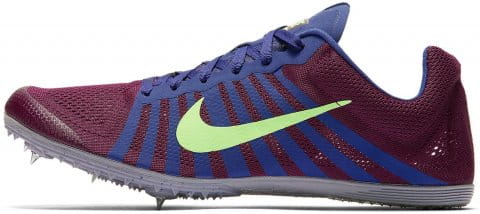 nike track spikes purple