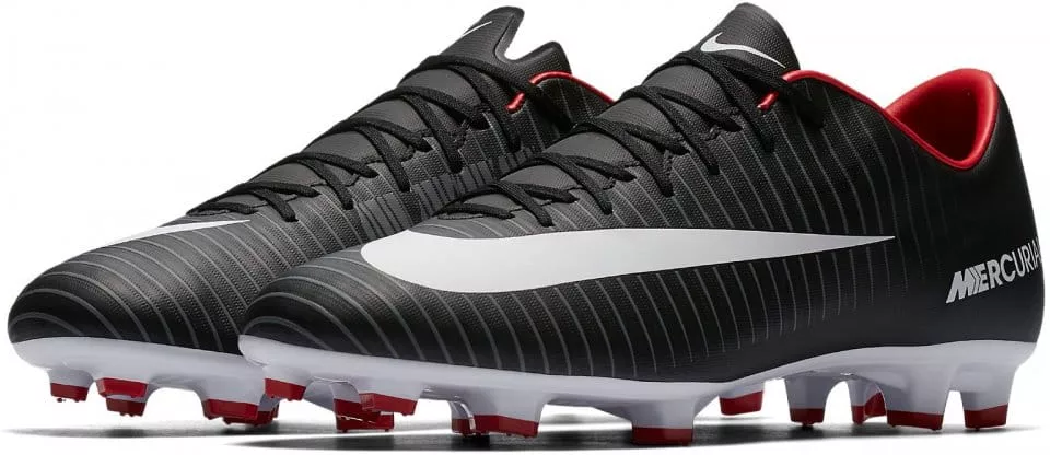 nike mercurial victory black white