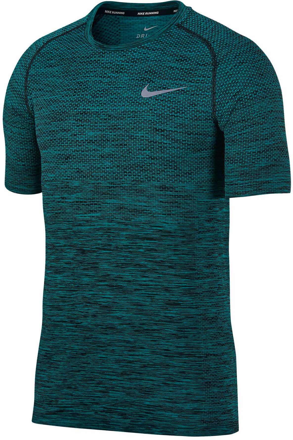 Pánské běžecké tričko s krátkým rukávem Nike Dry Knit