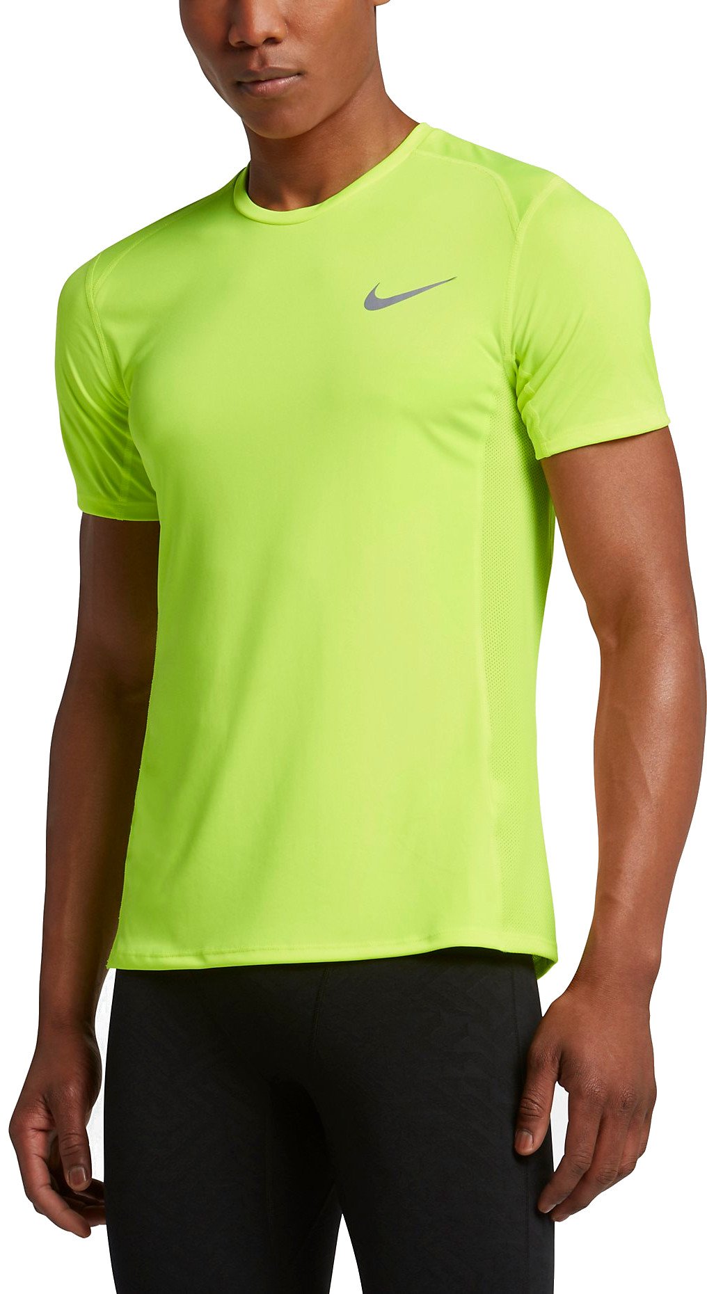 Pánské běžecké tričko s krátkým rukávem Nike Dry Miler