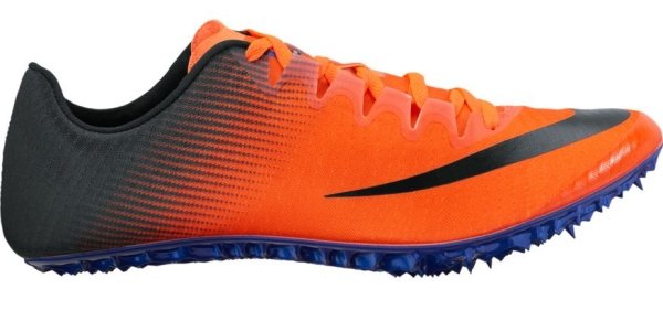 orange nike spikes