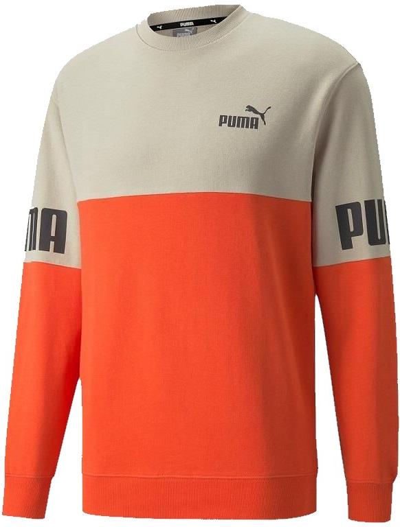 Hanorac Puma Power Colorblock Sweatshirt Beige
