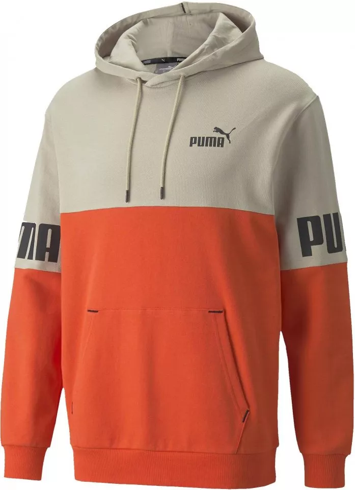 Sweatshirt com capuz Puma Power Colorblock Hoodie TR Putty