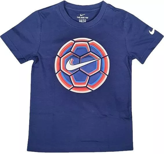 Tricou Nike Rise Soccer Ball T-Shirt Kids Blue