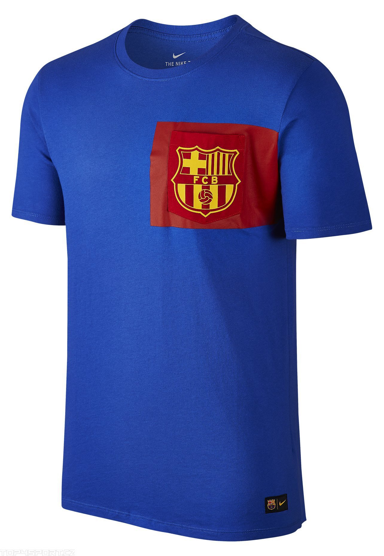 Dětské triko s krátkým rukávem Nike FCB Crest