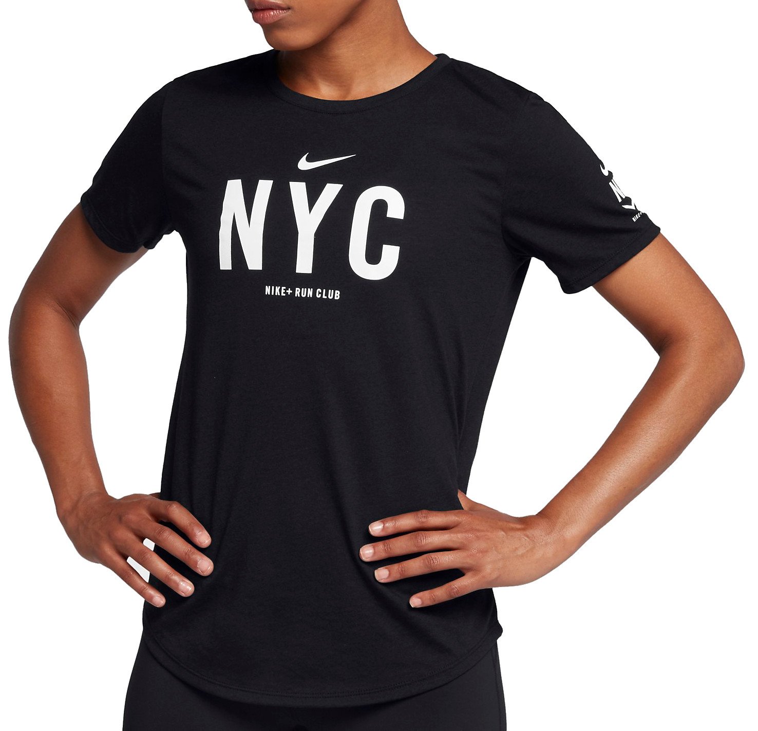 Dámské běžecké tričko s krátkým rukávem Nike Dry NYC