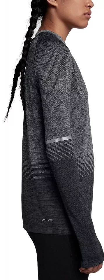Dámské běžecké tričko s dlouhým rukávem Nike Dry Knit