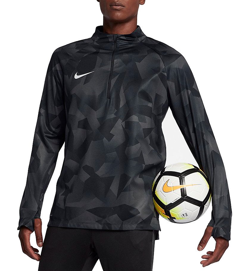 Pánský fotbalový top s dlouhým rukávem Nike Shield Squad Drill