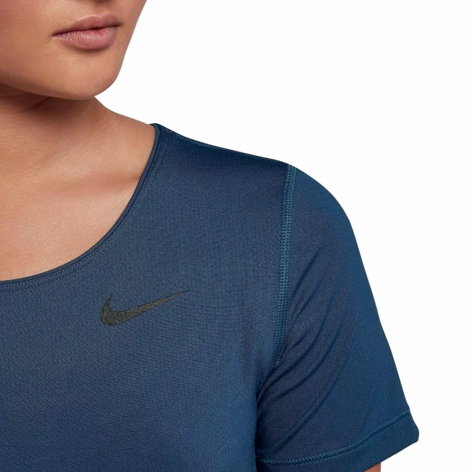 T-shirt Nike W NP TOP SS ALL OVER MESH