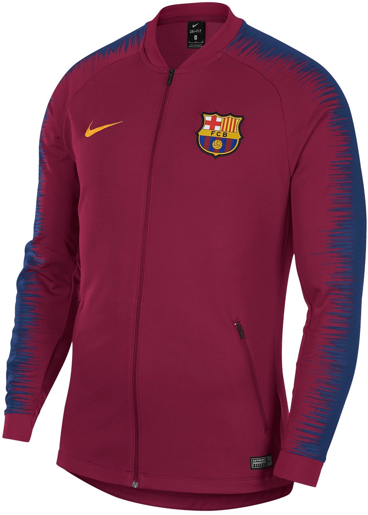 Pánská fotbalová bunda Nike Anthem FC Barcelona