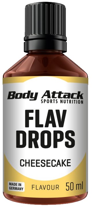 Smaksättare Body Attack Flav Drops Cheesecake - 50 ml