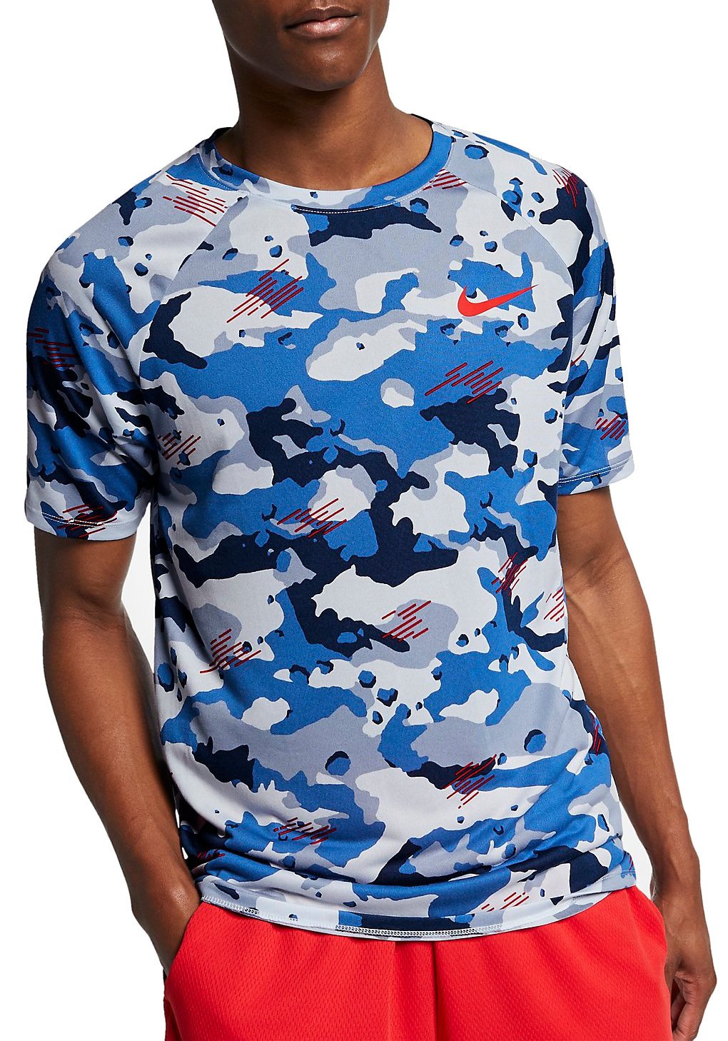 nike dry tee camo