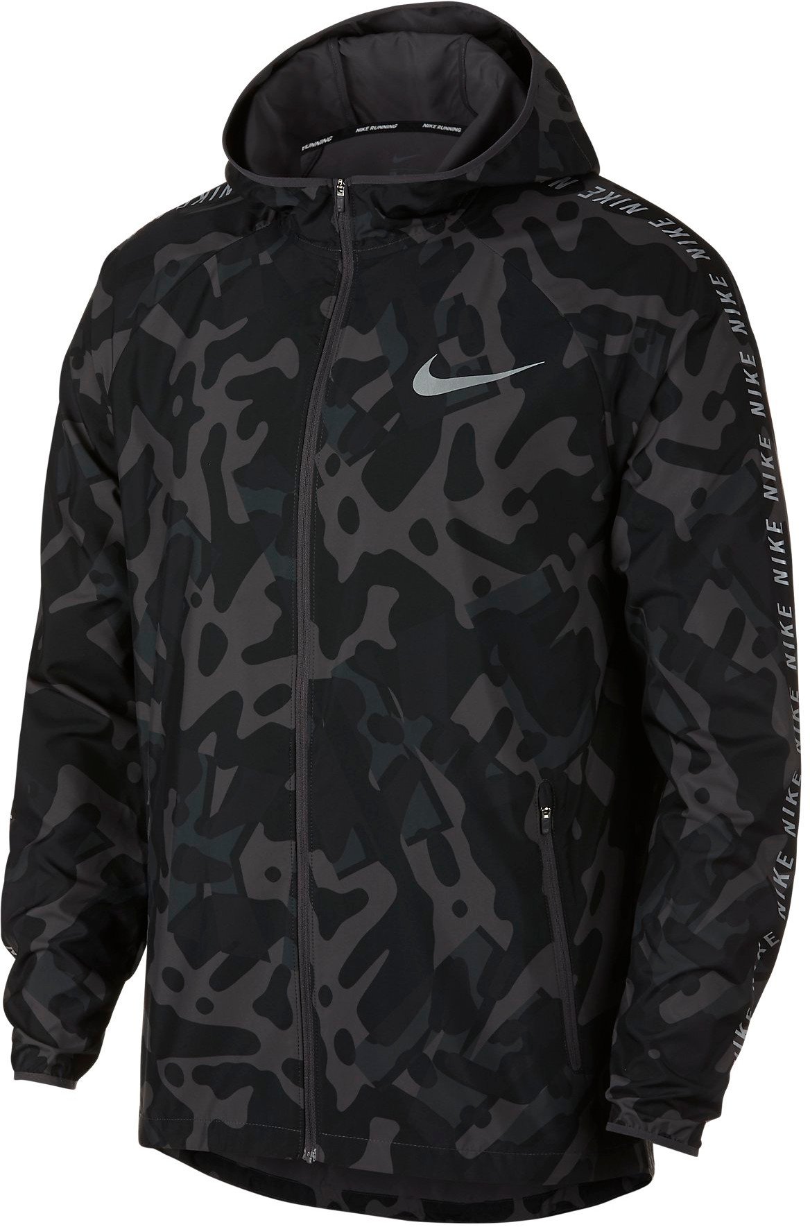 Pánská běžecká bunda s kapucí Nike Essential Flash GX
