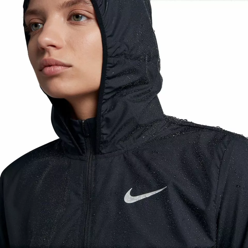 Dámská běžecká bunda s kapucí Nike Essential Flash