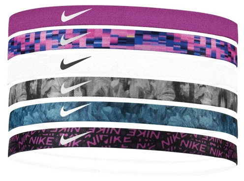 Лента за глава Nike Headbands 6 PK Printed