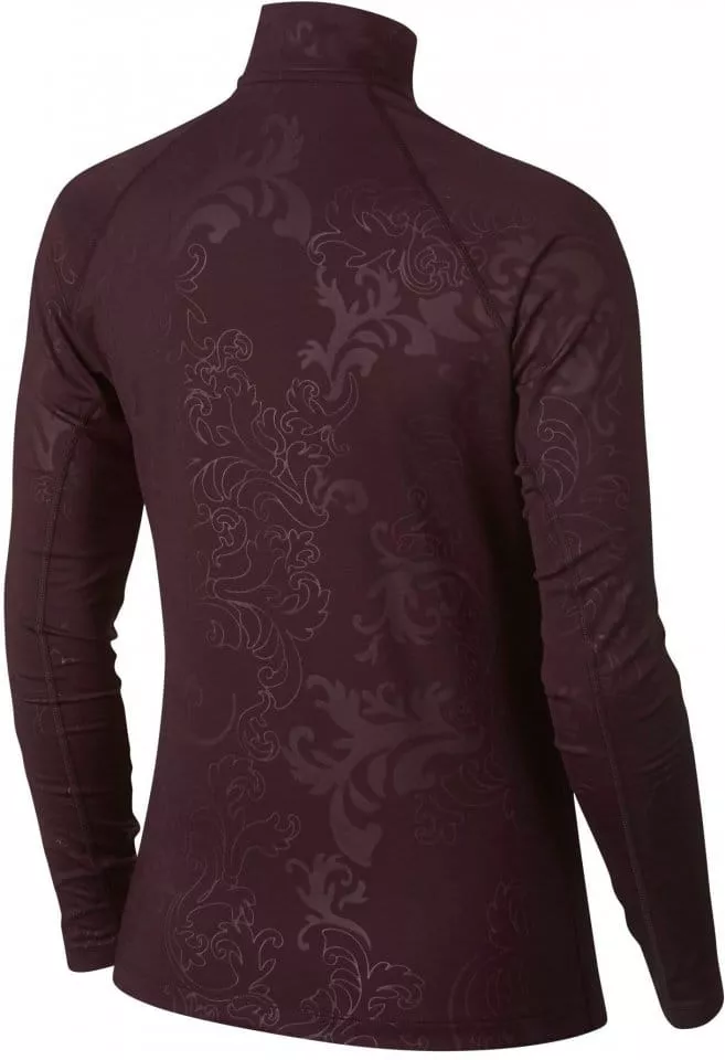 Dámský fitness top s dlouhým rukávem Nike Pro Warm Half-Zip