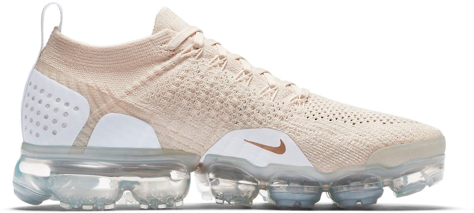 Nike running vapormax flyknit cheap 2 trainers in beige