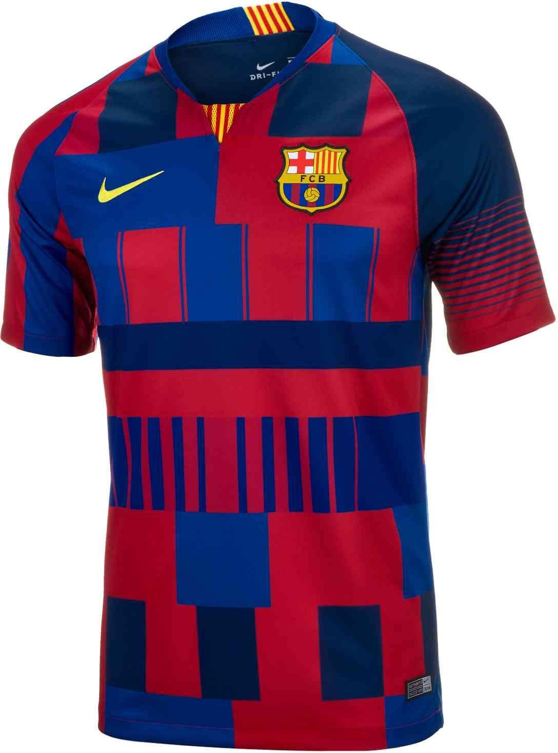 moco palanca Indefinido Camiseta Nike FC Barcelona 20th anniversary kids - 11teamsports.es