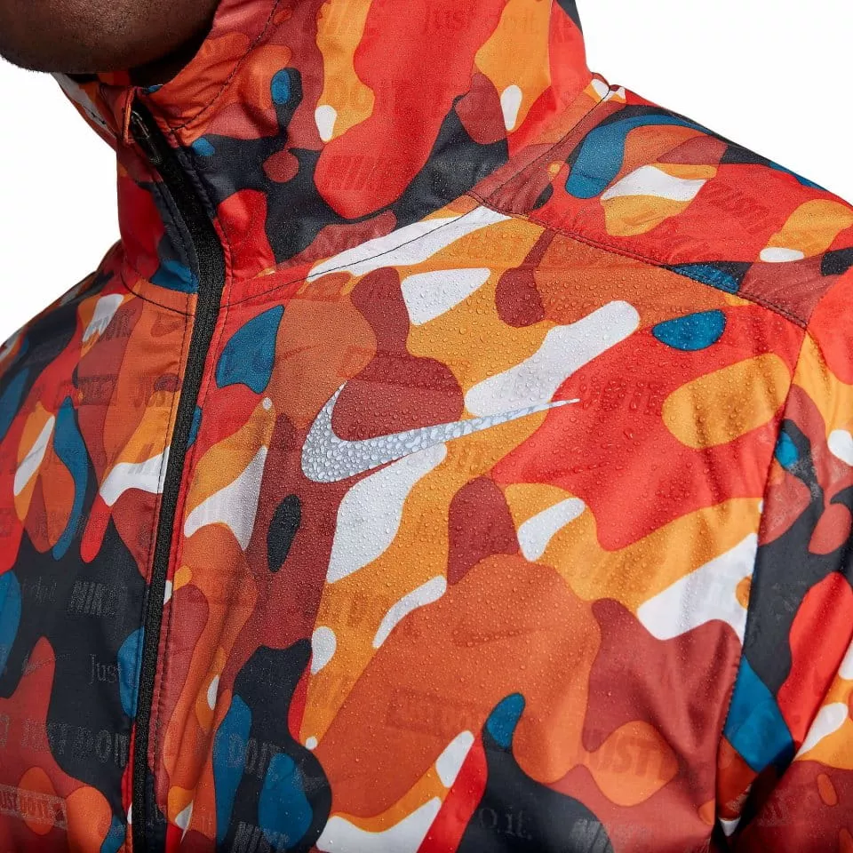 Pánská běžecká bunda s kapucí Nike Shield Ghost Flash