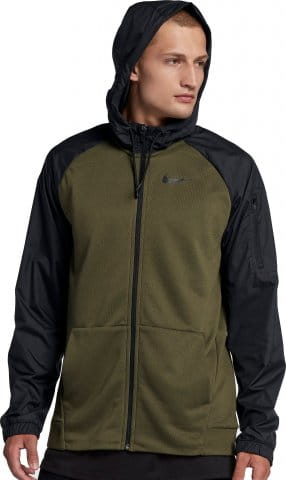 nike men's dry utility core hooded jacket