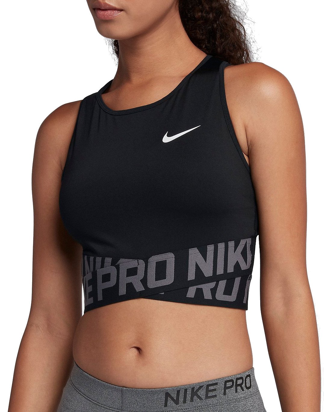 Camiseta sin mangas Nike NP TANK CROP CROSSOVER