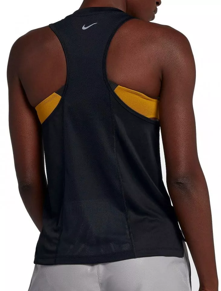 Camiseta sin mangas Nike W NK MILER TANK METALLIC