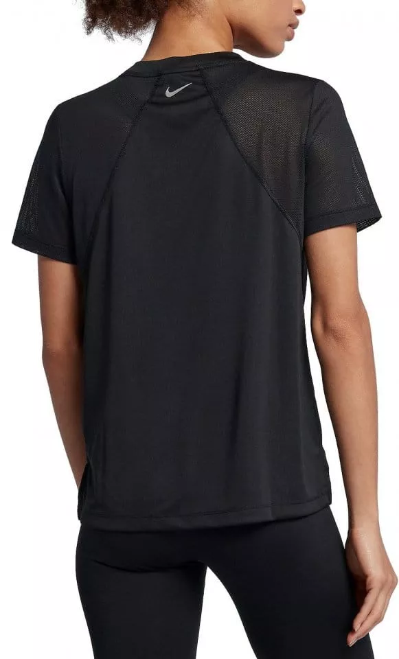 Tricou Nike W NK MILER TOP SS METALLIC