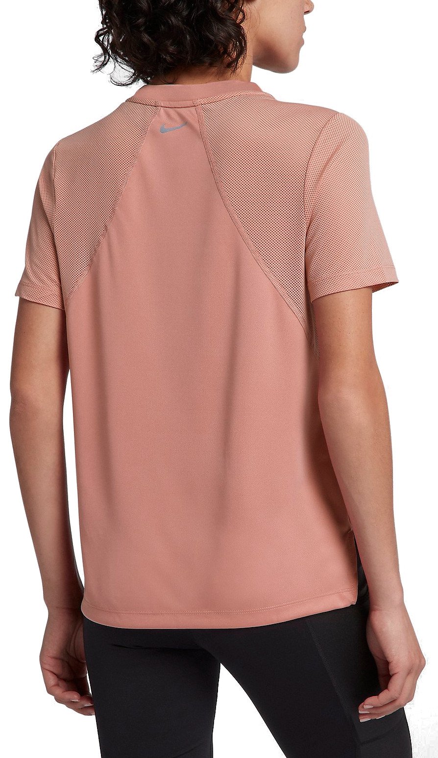 NIKE - カイリー様　ショートパンツ　US-XS  Pink、丸首長袖トップス　Navy ナイキ(NIKE) 2025 SU ジュニア YTH Court コート Dri-FIT