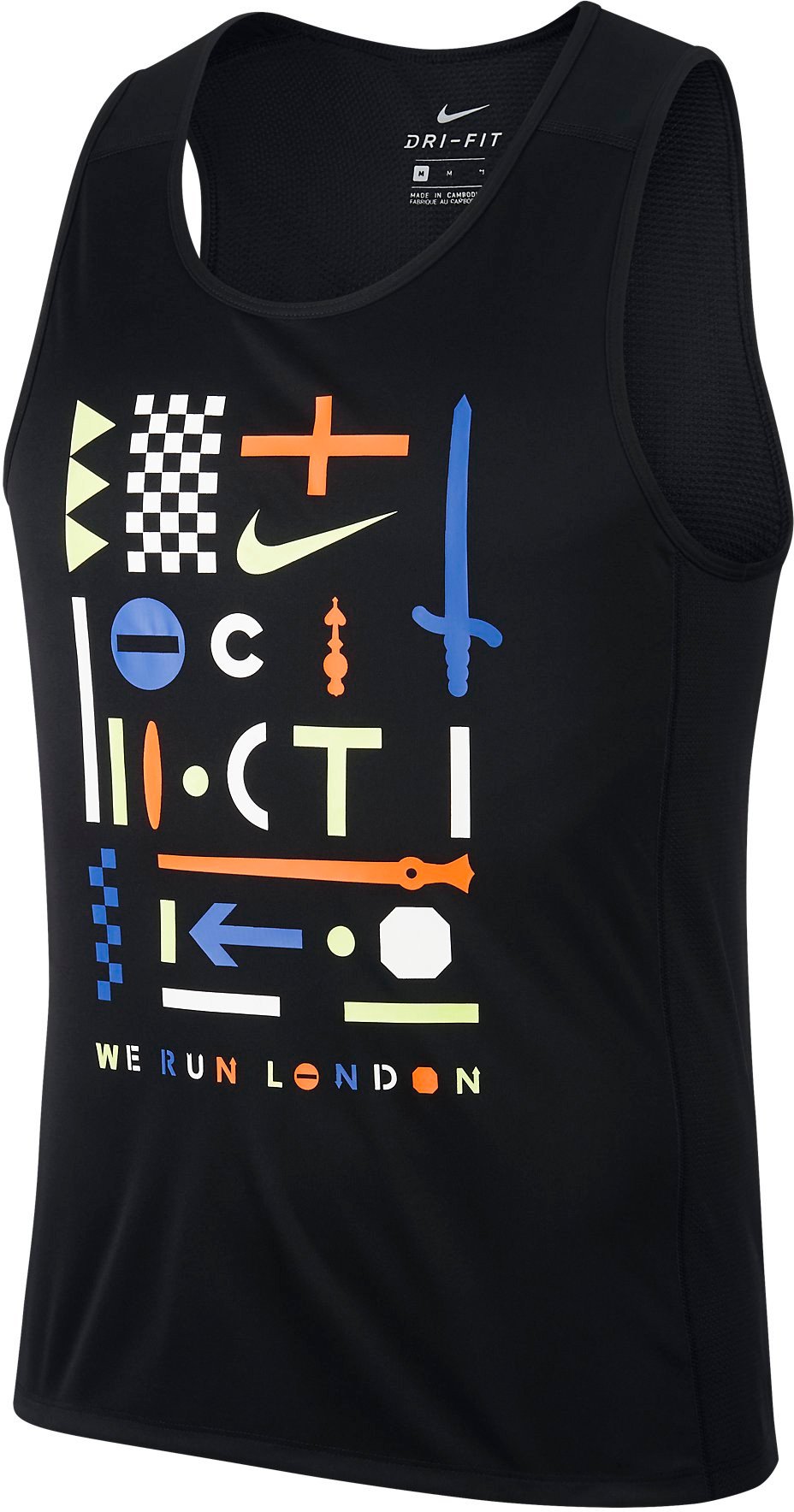 Pánské běžecké tílko Nike Dry Miler (London 2018)