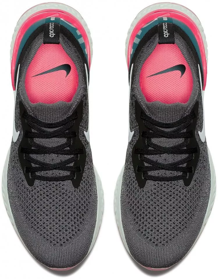 Women's epic react flyknit hotsell running shoes - gunsmoke/white/black