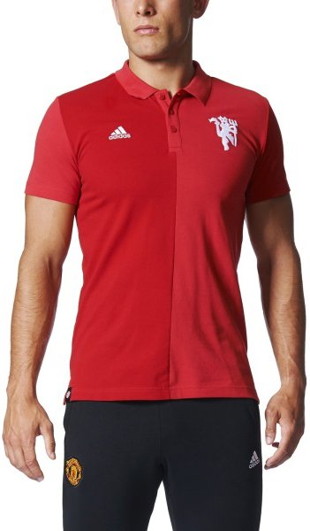 Pánské polo tričko s krátkým rukávem adidas MUFC SSP