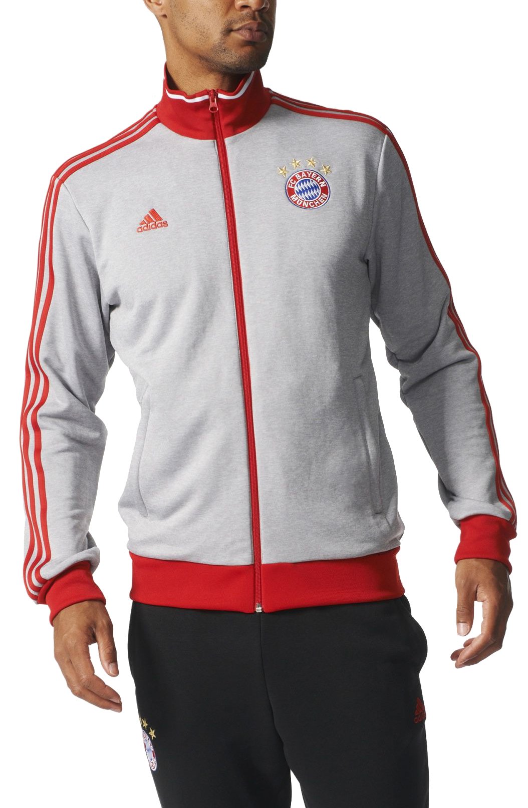 Pánská bunda adidas FC Bayern Mnichov 3-stripe Track