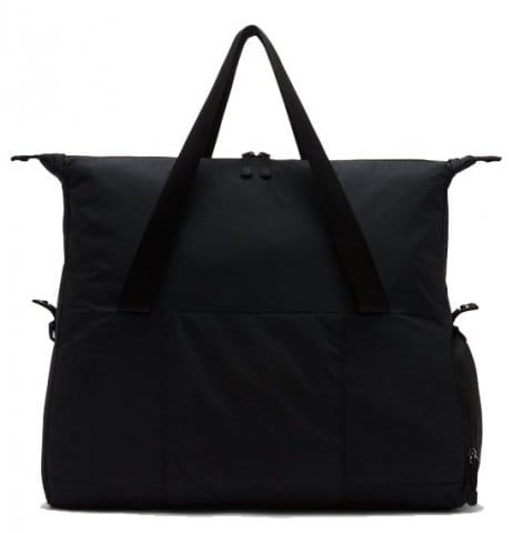 black fluffy clutch bag