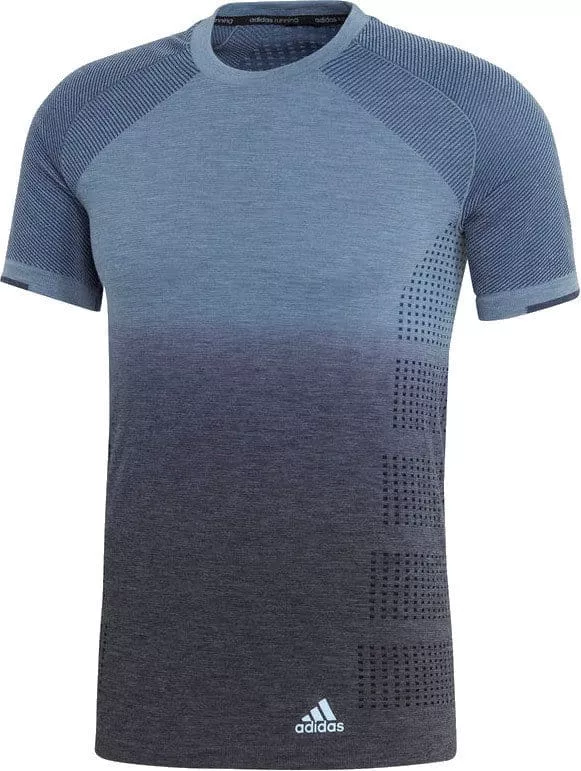 Pánské běžecké tričko adidas Primeknit Wool Dip-Dye
