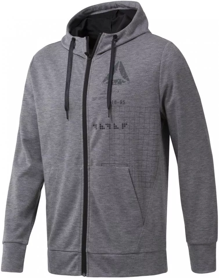 Hooded sweatshirt Reebok SPEEDWICK FZ HOODY