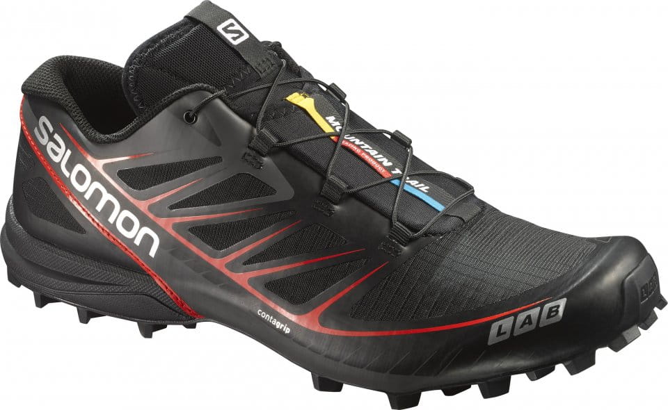 Trail shoes Salomon S-LAB SPEED BLACK/BLACK/RACING RED