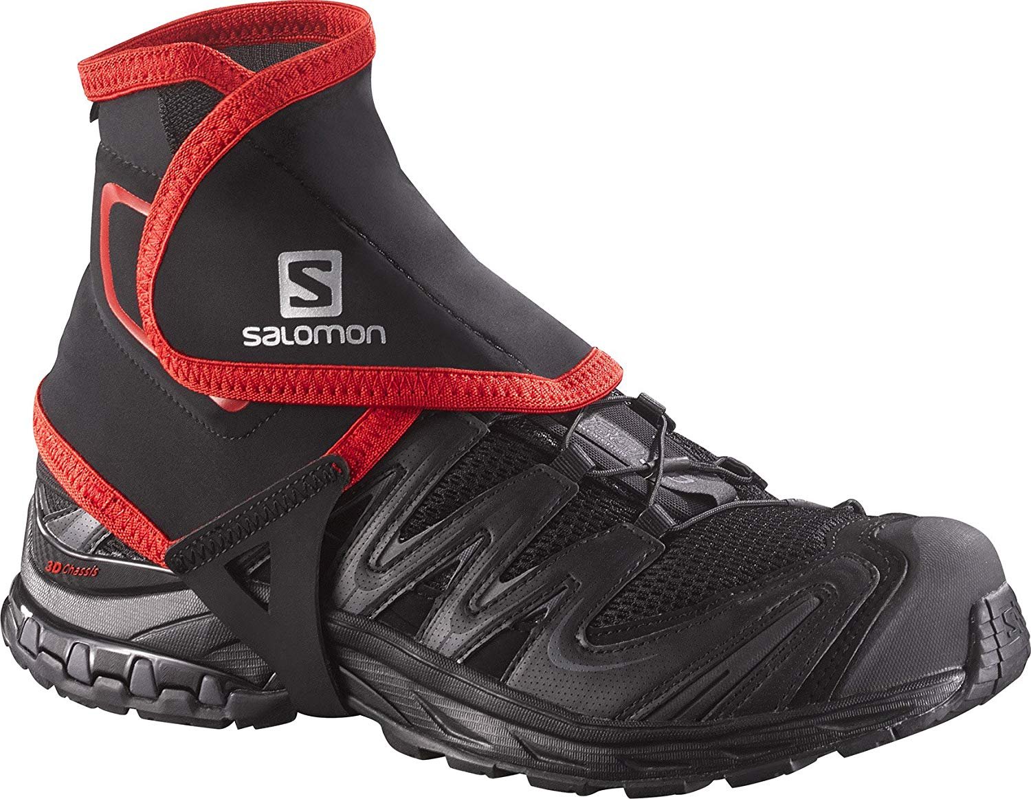 Salomon TRAIL GAITERS HIGH BLACK Hüvelyk és lábszárvédő