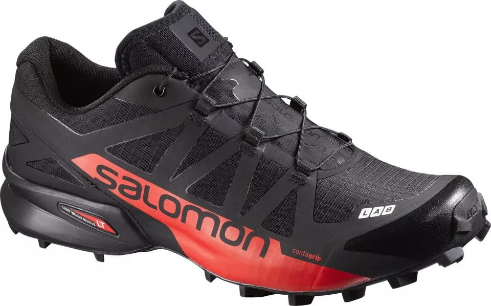 Trail shoes Salomon S-LAB SPEEDCROSS BLACK/RACING RED