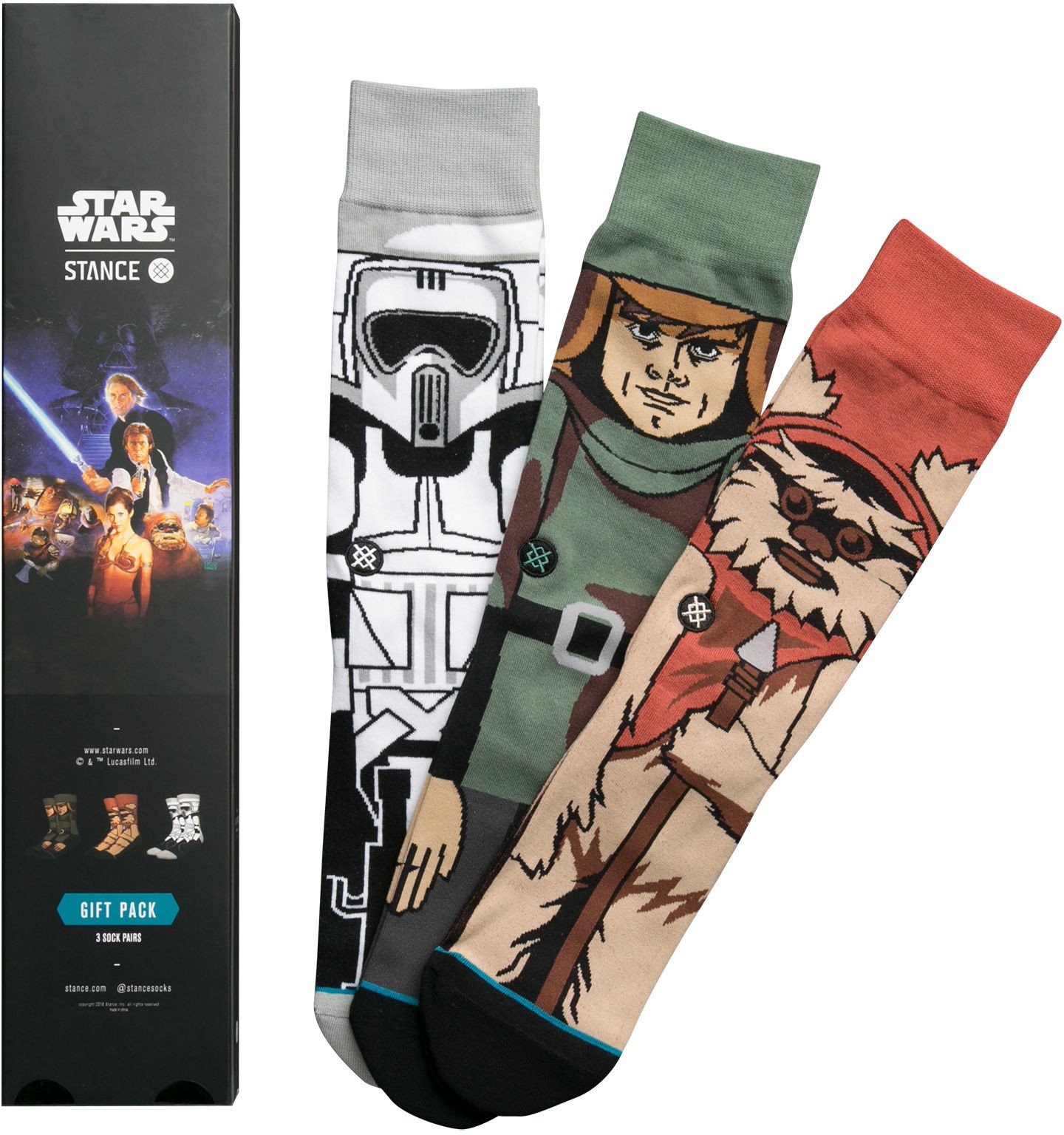 Balení ponožek Stance Return Of The Jedi (tři páry)