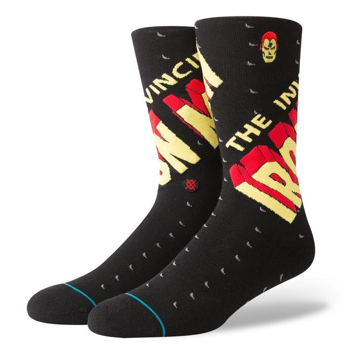 Chaussettes STANCE INVINCIBLE IRON MAN BLACK